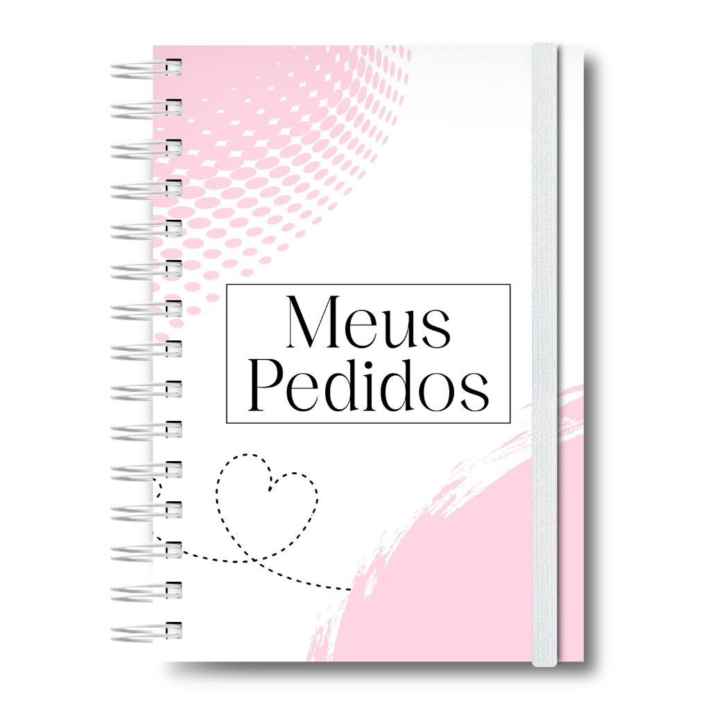 Caderno Controle de Pedidos Caderneta Anotações Pedidos Empresa Capa