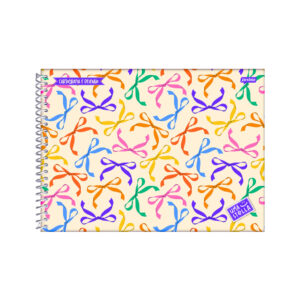 Caderno De Desenho Universitário 80 Folhas Stella Jandaia Capa:LAÇO