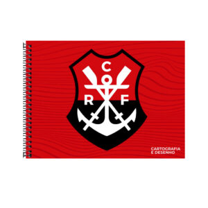 Caderno De Desenho Universitário Flamengo 80 Folhas- Capa:Remo