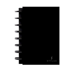 Caderno de Discos A5 80 Folhas KitDisc Capa:Preto