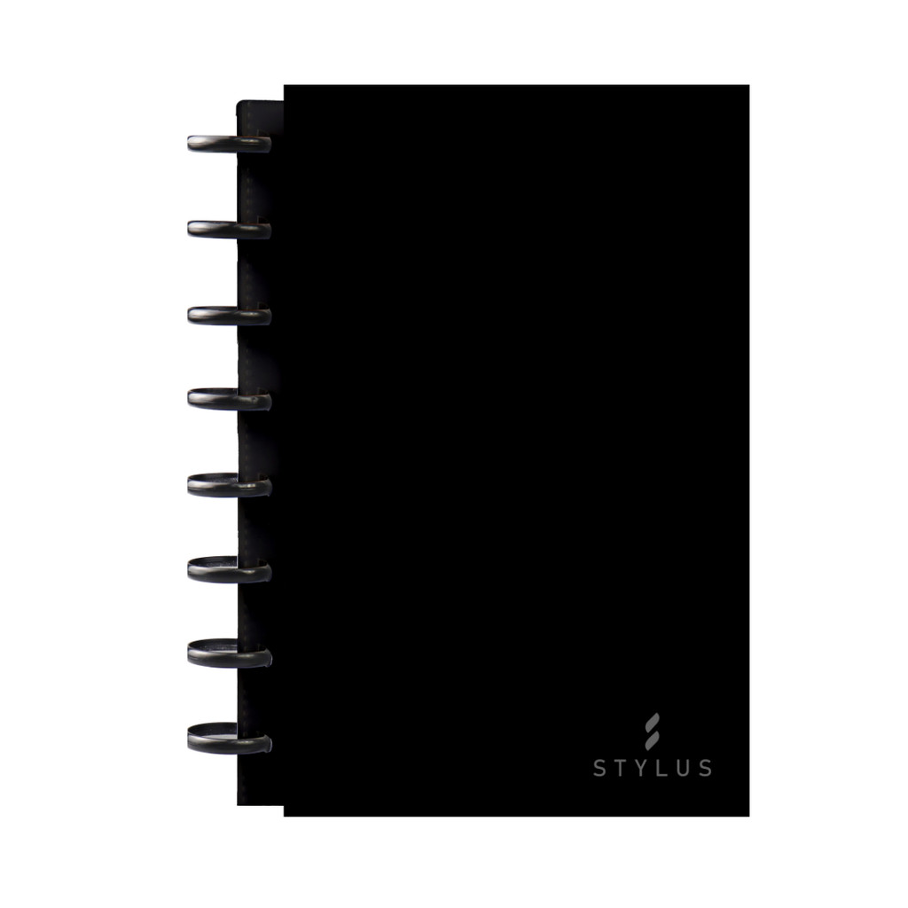 Caderno de Discos A5 80 Folhas KitDisc Capa:Preto