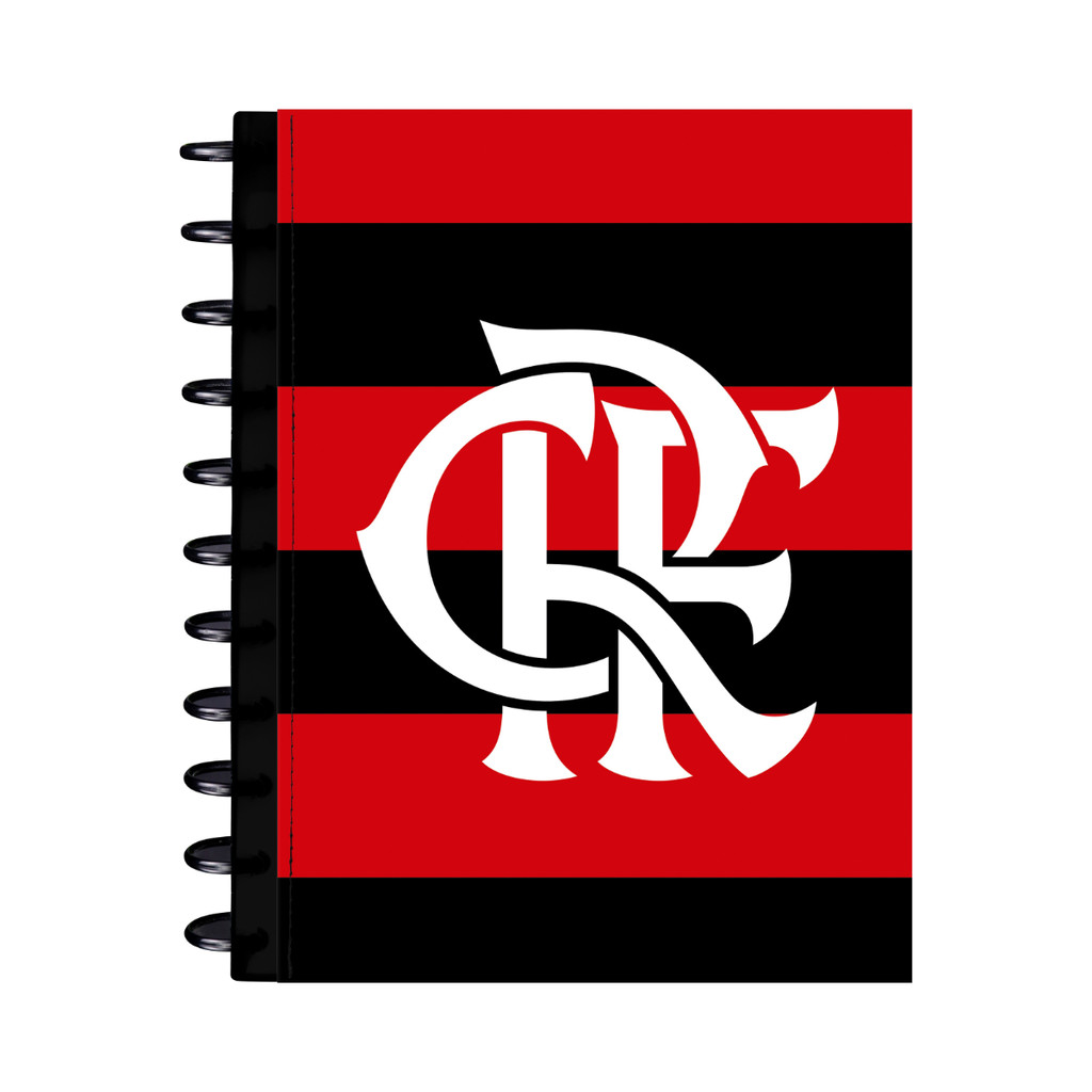 Caderno De Discos Universitário 10 Matérias Flamengo Kitdisc