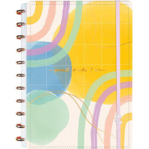Caderno Inteligente A5 La Creme Tons Pasteis 15x22cm 80 Folhas 1