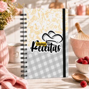 Caderno Minhas Receitas Caderneta de Anotações Receitas Culinária