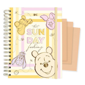 Caderno Smart Universitário 10 Divisórias Ursinho Pooh 80 fls Dac