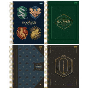 Caderno Universitário Capa Dura 10 Matérias 160 Folhas Hogwarts