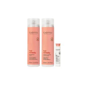 Cadiveu Kit Hair Remedy Shampoo 250ml Condicionador 250ml e Ampola