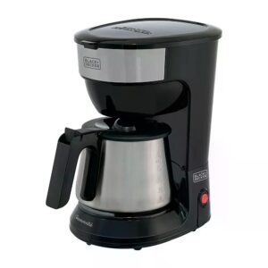 Cafeteira Black Decker, 38 Xícaras, Jarra De Inox 1,25l, 850w, Preta