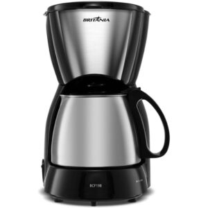 Cafeteira Britânia, Jarra de Inox BCF19B 550W, Preto 220V