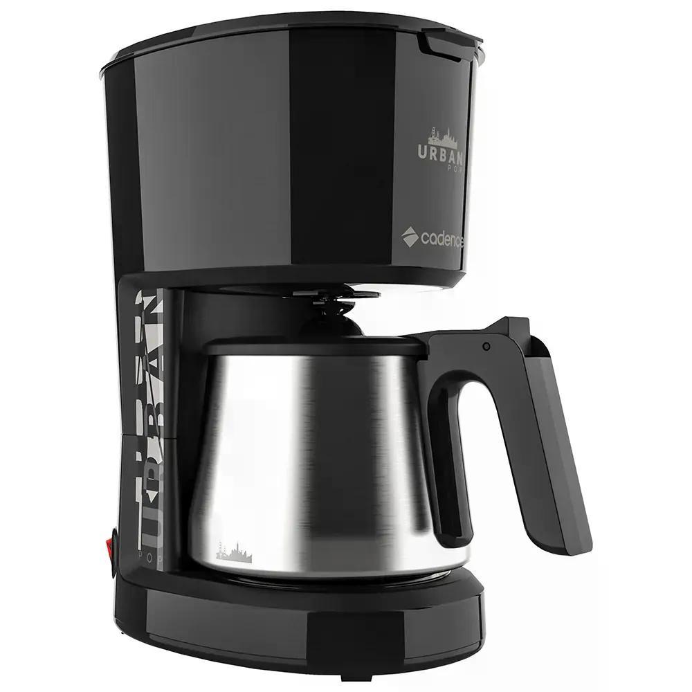 Cafeteira Cadence Urban Pop Inox, com Filtro Permanente, 30 Xícaras — Eletroportáteis