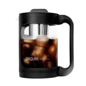 Cafeteira Cold Brew Infusor Café Chá Gelado Quente Biscuitt Infusion