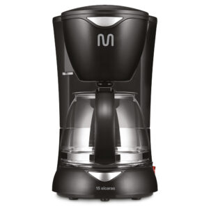 Cafeteira Elétrica 15 Xícaras Jarra de Vidro c Filtro Reutilizável e