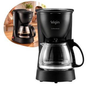 Cafeteira Elétrica 220v 15 Xícaras Elgin 600ml Coffee Break Preta