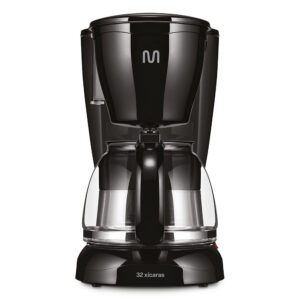 Cafeteira Elétrica 32 Xícaras Filtro Reutilizável e Colher Dosadora