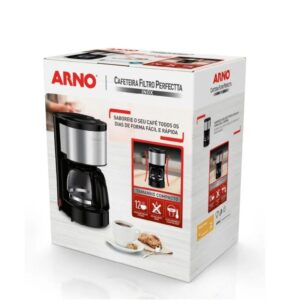 Cafeteira Elétrica Arno Perfectta Cfpi 600ml Inox 110v com Jarra de