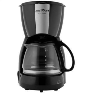 Cafeteira Elétrica Britânia 600ml 550W Preto Inox 220V