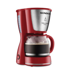 Cafeteira Elétrica com Porta Filtro Mondial Doce Arome Vermelha 18
