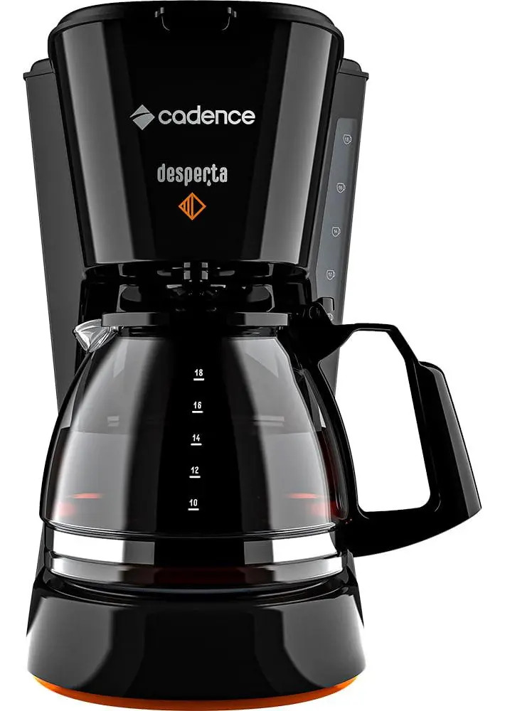 Cafeteira Elétrica Desperta Contrast Caf338 Cadence Preto — Eletroportáteis