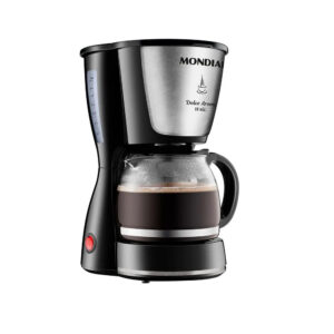 Cafeteira Elétrica Dolce Arome Mondial 18 xícaras Preto e Inox 550W