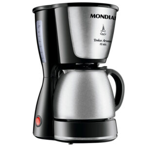 Cafeteira Elétrica Dolce Arome Mondial Preto e Inox 550W