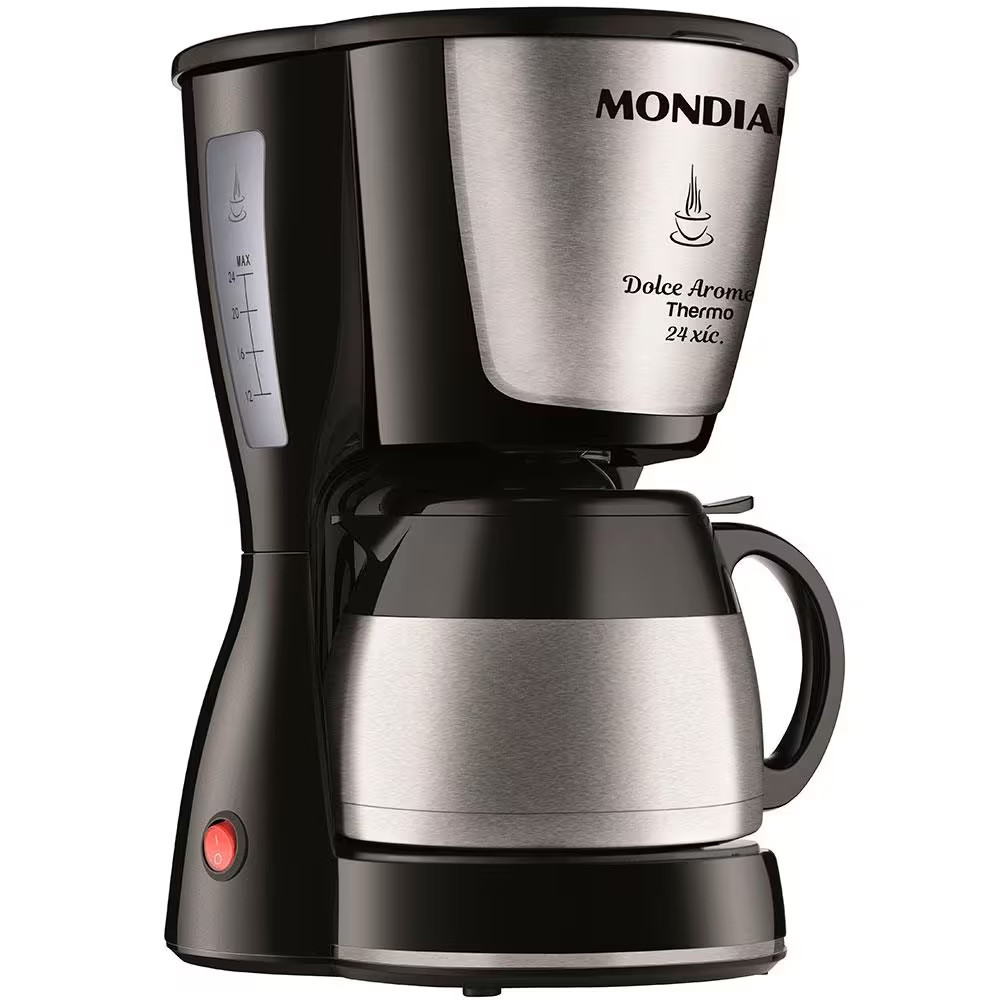 Cafeteira Elétrica Dolce Arome Thermo JT 24 Xícaras Mondial — Eletroportáteis