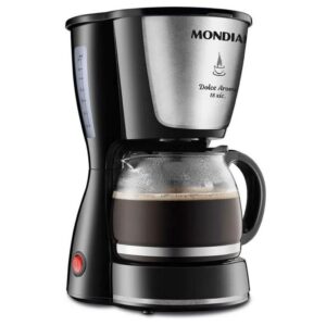 Cafeteira Elétrica Jarra em Vidro Mondial Preto Inox Dolce Arome