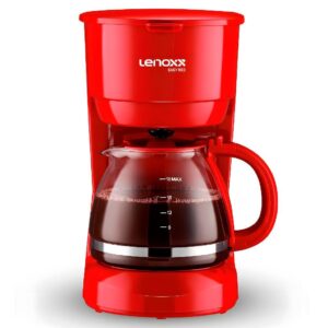 Cafeteira Elétrica Lenoxx Easy Red Semi Automática 220V 18 Cafés