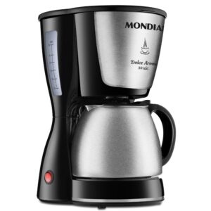 Cafeteira Elétrica Mondial Dolce Arome Preto Inox 127V