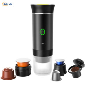 Cafeteira Eletrica Portatil Sem Fio Que Aquece Agua 3 em 1 120ml