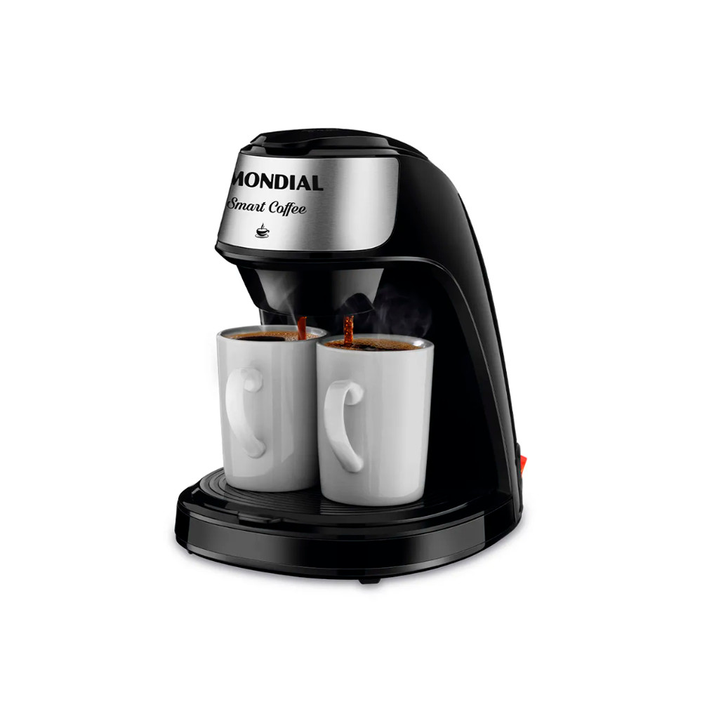 Cafeteira Elétrica Smart Coffe 500w Preto Inox C-42-2x-bi 220V — Eletroportáteis