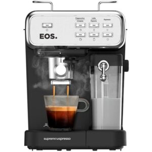 Cafeteira Espresso 3 em 1 Eos Prepara Espresso, Latte e Cappuccino