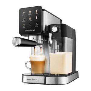 Cafeteira Espresso Automática Mondial Dolce Latte 20 Bar 127V 700ml