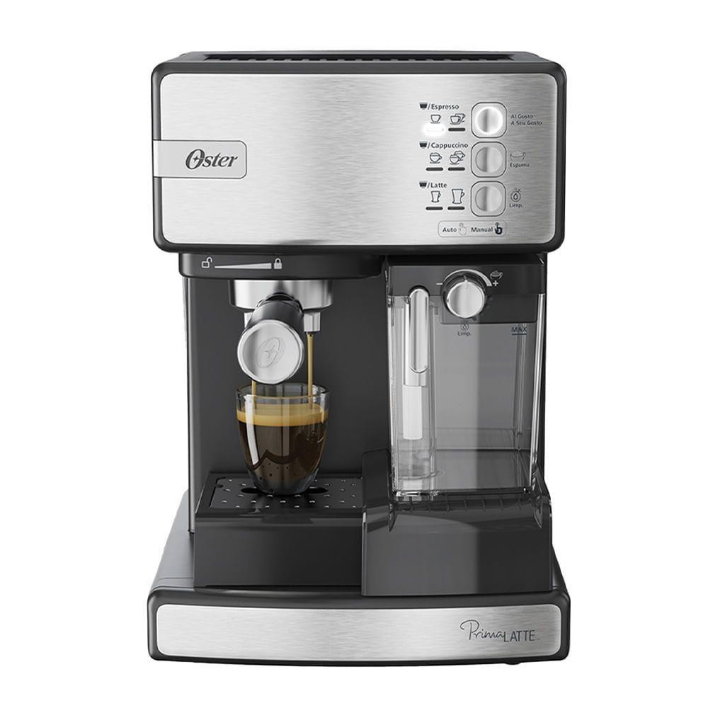 Cafeteira Espresso Oster Nova Primalatte Inox 110V — Eletroportáteis