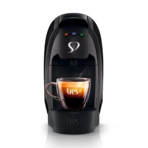 Cafeteira Espresso Três Corações Luna Preta Multibebidas Desligamento