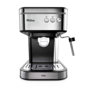 Cafeteira Expresso Philco PCF04A Aço Inox 20 Bar 950W Reservatório 1