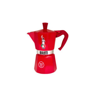 Cafeteira Moka Express 6 Xicaras Omino Vermelha