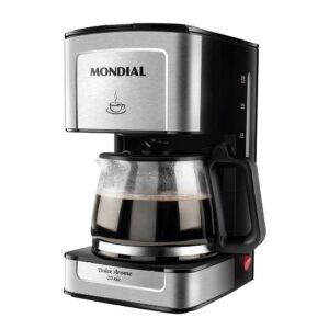 Cafeteira Mondial 20 xícaras Preto Inox 127V