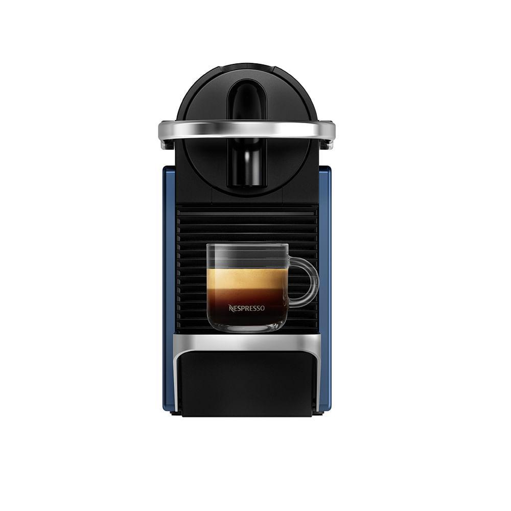 Cafeteira Nespresso Pixie Redesign Azul e Preta para Café em Cápsula — Eletroportáteis