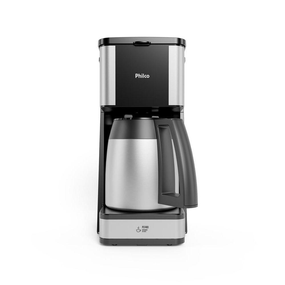 Cafeteira Philco 40 cafezinhos 1,6L Jarra em Inox PCF40D 110V — Eletroportáteis