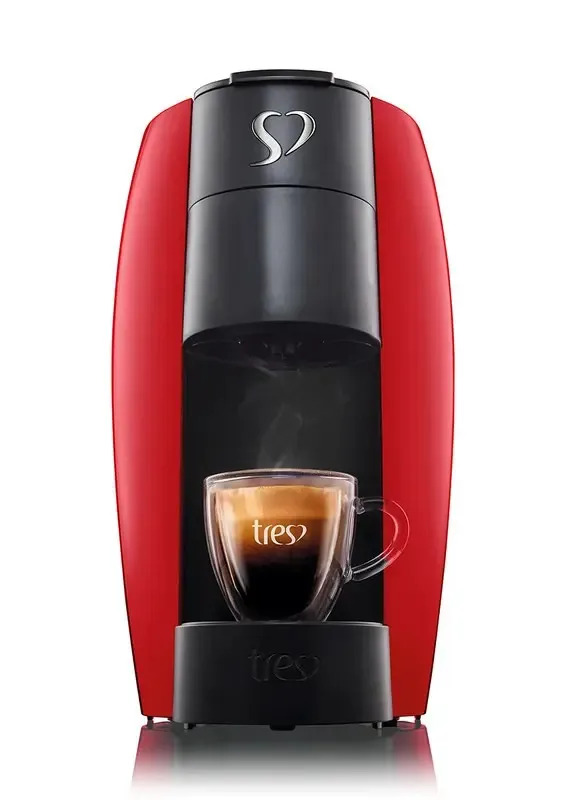 Cafeteira Tres Automática Lov Vermelha Vermelho — Eletroportáteis
