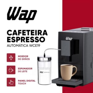 Cafeteira Wap Espresso Automática Aroma Prosdócimo com Moedor de