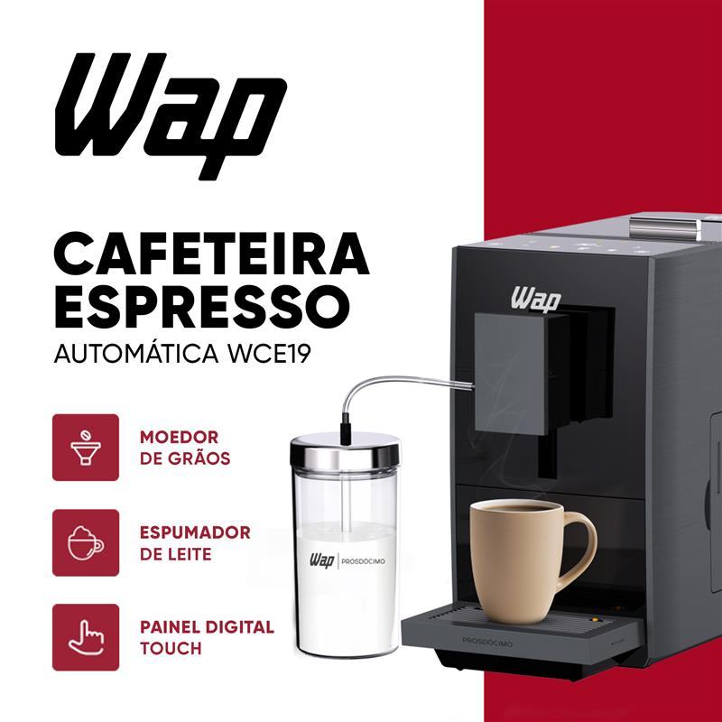 Cafeteira Wap Espresso Automática Aroma Prosdócimo com Moedor de