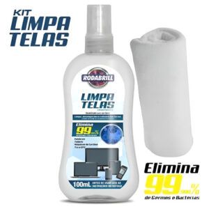Caixa Com 02 Kits Limpa Telas Rodabrill Tvs Gps Tablets