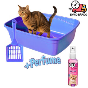 Caixa de Areia Para Gatos Com Pá Coletora Perfume Para Gato Cheiroso