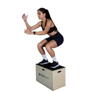 Caixa De Salto Organizadora Fit Box 40cm X 65cm X 35cm Ginastica Jump