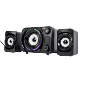 Caixa de Som Bluetooth 2.1 Subwoofer RGB 18W USB Aux FM Grasep BT — Áudio e Fones