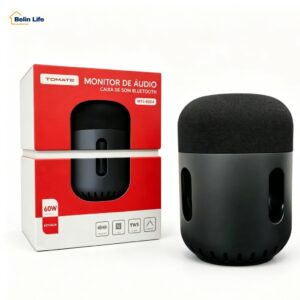 Caixa de Som Bluetooth 60W Potente Portatil para TV PC Bateria