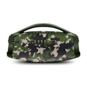 Caixa de Som Bluetooth Aiwa Boombox 200W Camuflado Verde Bivolt 127V