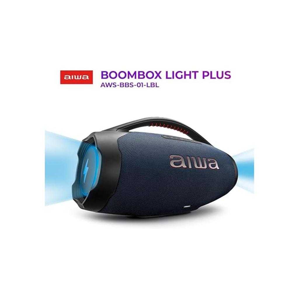 Caixa de Som Bluetooth Aiwa Boombox 200W Midnight