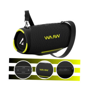 Caixa de Som Bluetooth Boombox Boom 150 80W Rms IPX7 Waaw by Alok